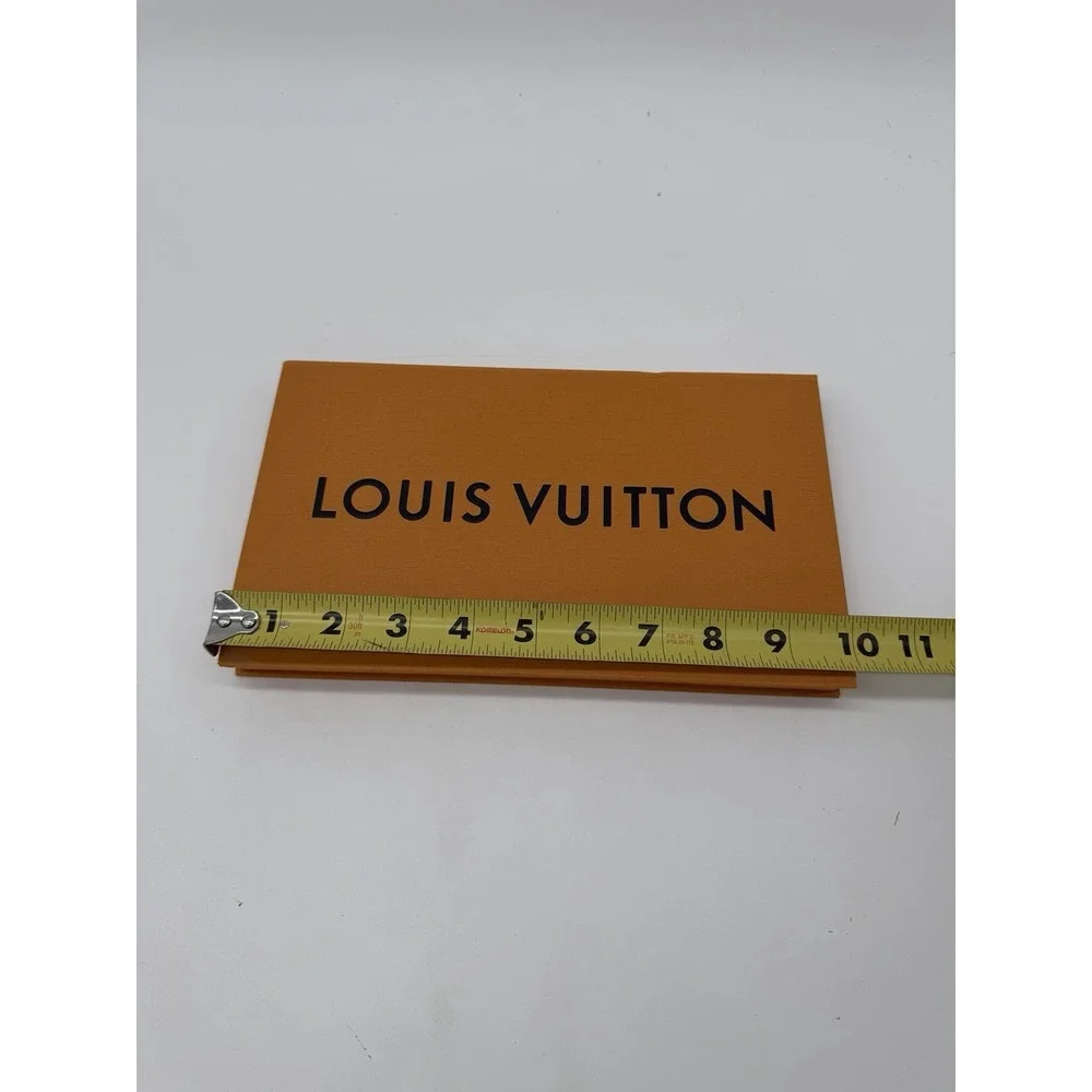 Authentic Louis Vuitton Empty Magnetic Gift Box Small Orange LV Storage 10